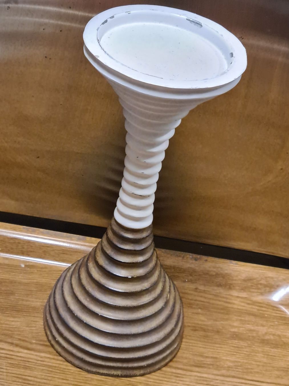 Portacandele: Massivholz Kerzenständer 25 cm – Nuovo (secondo la descrizione) da Amriswil venduto da kleindeko 1