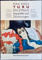 Plakat MAX KAUS - TURU Aquarelle und Zeichnungen 1977