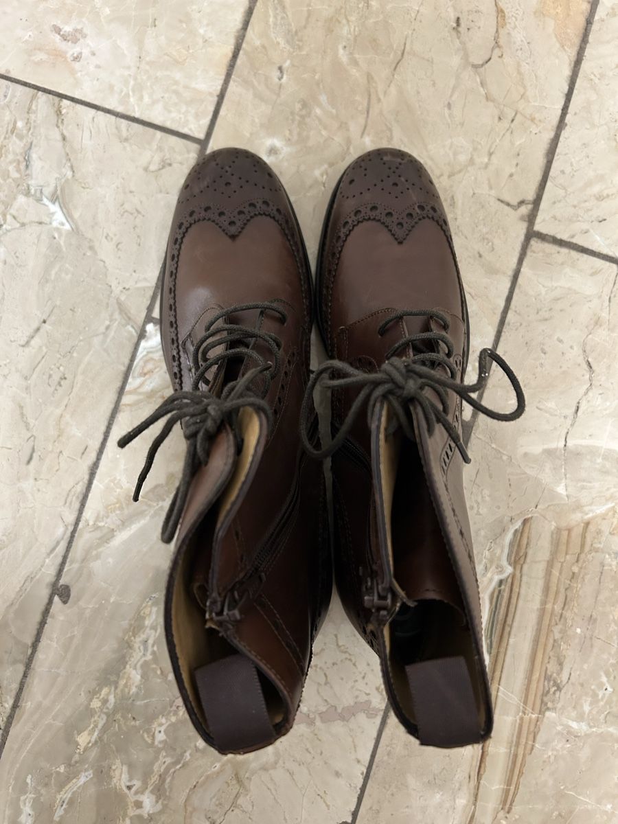 Scarpe da donna: Herbst-Lederstiefel mit Muster – Usato da Zürich venduto da sop_82jx 2