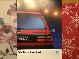 VW Passat Variant Verkaufsprospekt 32 Seiten August 1990