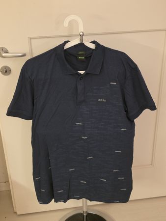 Hugo Boss Polo Shirt dunkelblau Regular Fit neuwertig, Gr. L