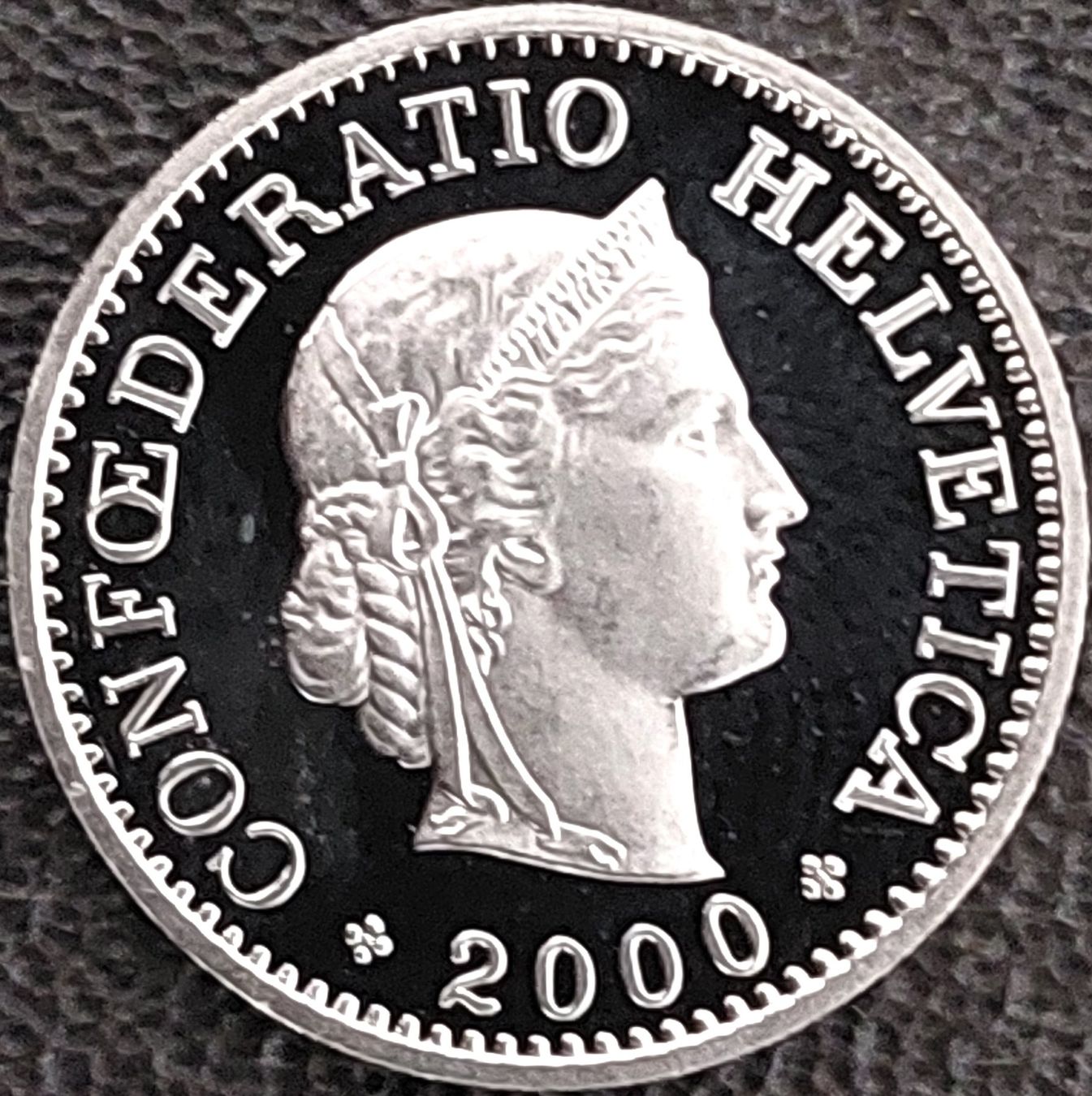Tutti le monete: 10 Rappen 2000 stgl. / aus Münzsatz – Nuovo (secondo la descrizione) da Arch venduto da coinsandmore