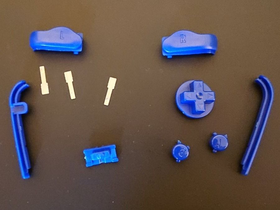 Tasti Laterali L & R + Molle E Perni Gameboy Advance Sp Originale Usato