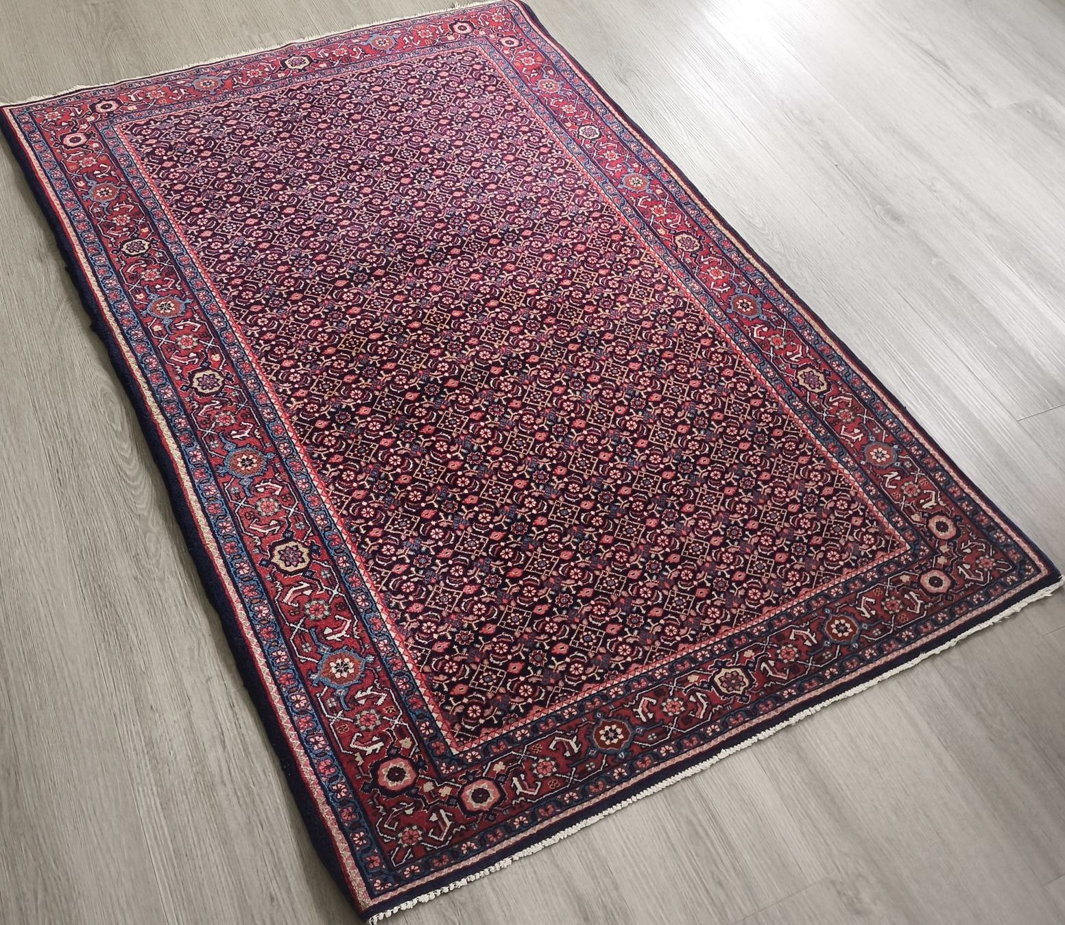 Tappeti: Persian Rug 158x106cm Rot Blau Muster – Usato da Grüt (Gossau ZH) venduto da sca_y5dr