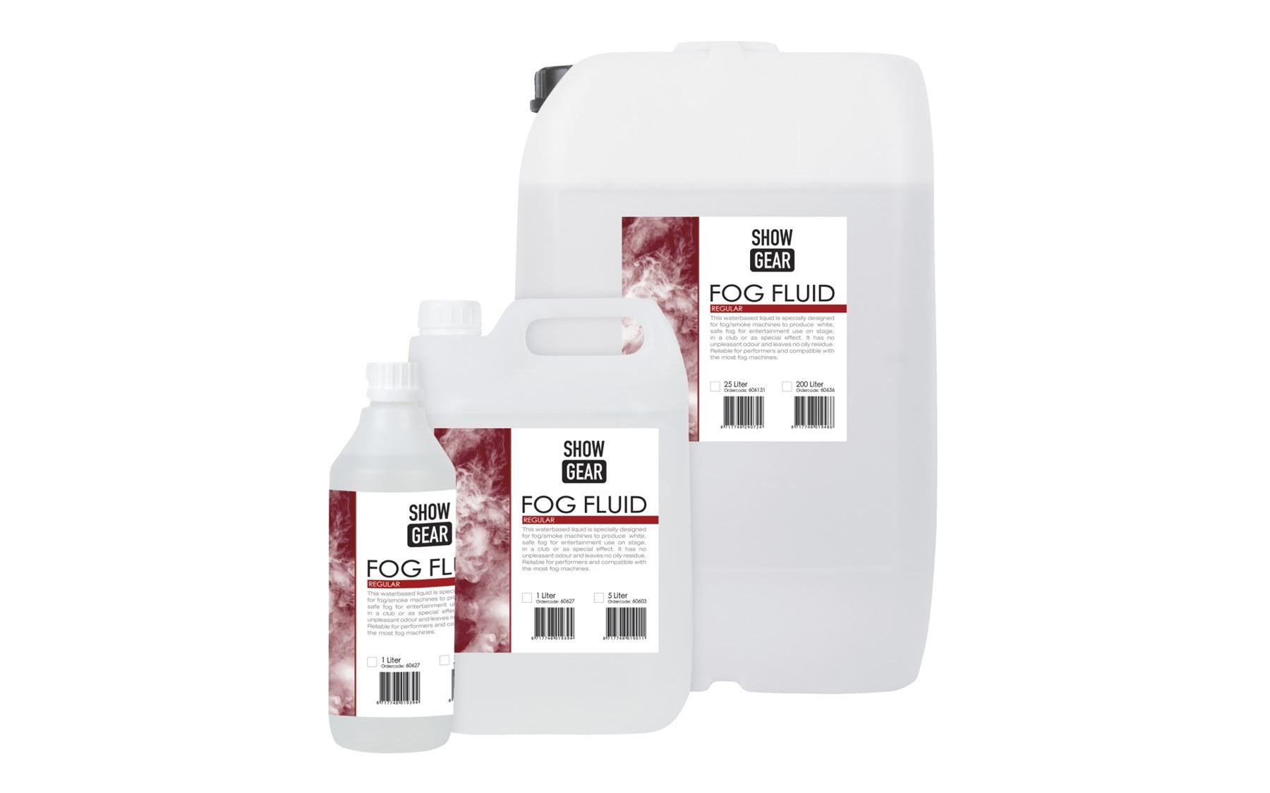 Nebelmaschinen: SHOWGEAR Fog Fluid Regular 5 Liter – Neu und originalverpackt aus Däniken SO von Profog1 1