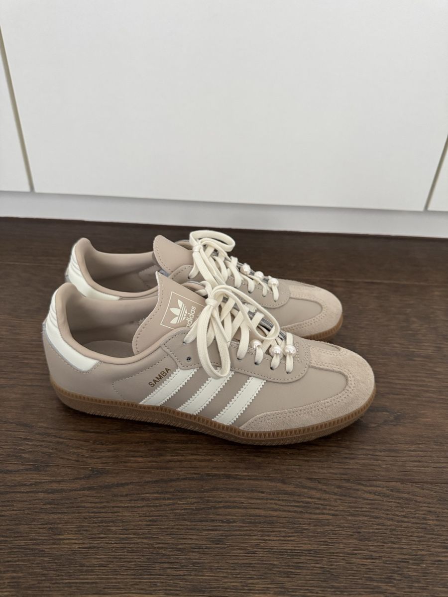 Adidas Scarpe da donna: Adidas Samba Sneaker, Beige, Grösse 38 – Nuovo (secondo la descrizione) da Staufen venduto da M19M