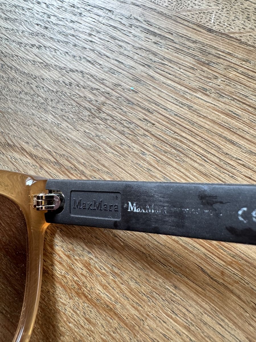 Max Mara Occhiali & Lenti: Max Mara tortoiseshell leather style sunglasses – Usato da Zürich venduto da Turkeykitty 4