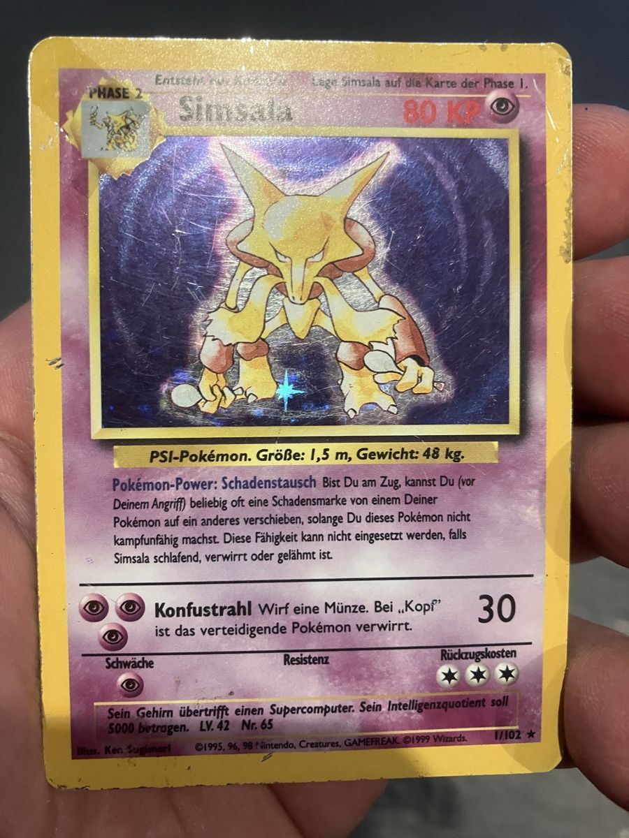 Pokémon Cartes à collectionner: Pokemon Simsala, Holo Rare, Base Set 1996 – Neuf (Voir description) à Lyss par Sandera20