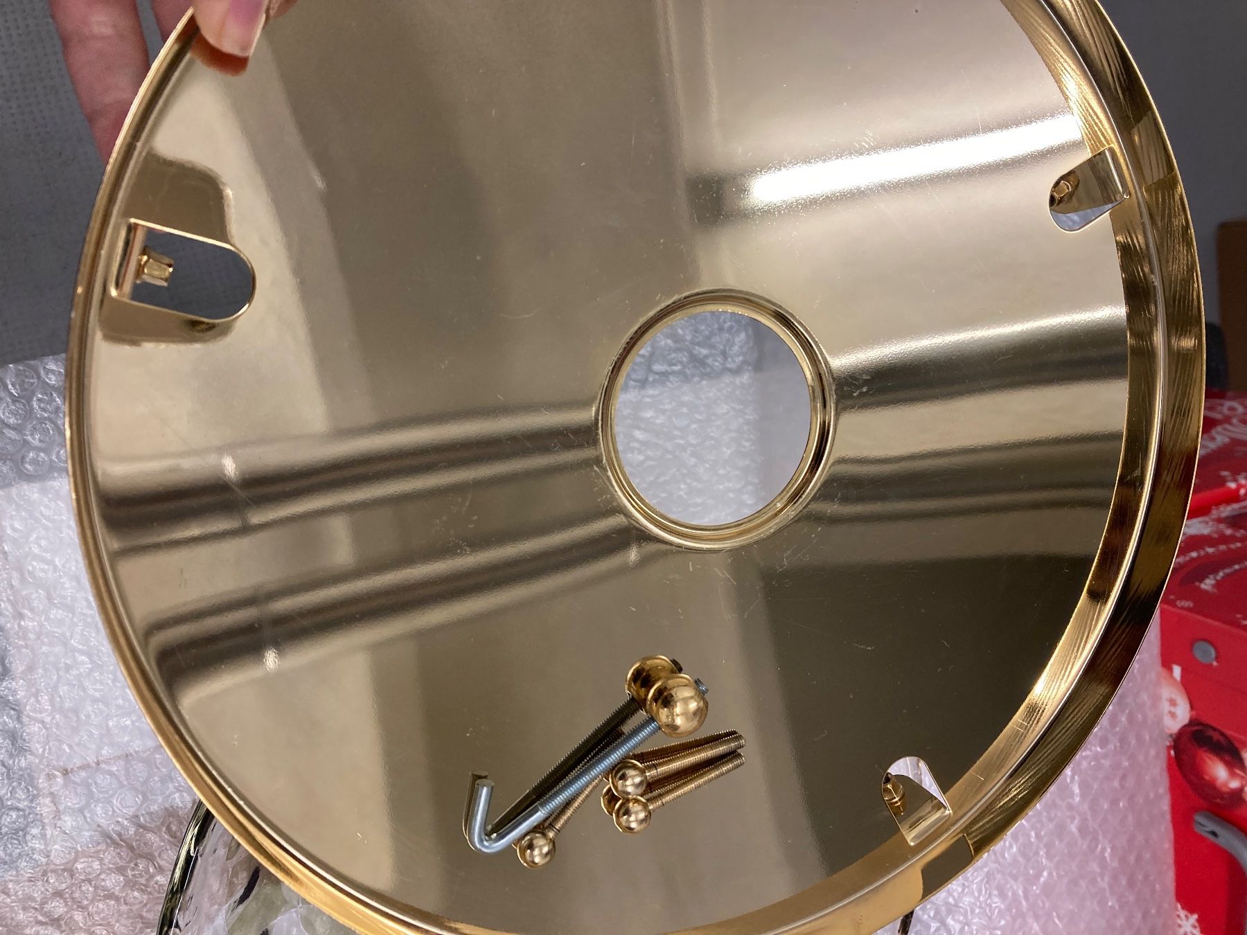 Kronleuchter & Deckenlampen: Wunderbare Deckenlampe Murano Glas Messing Vintage Top – Gebraucht aus Zürich von kostbares 2