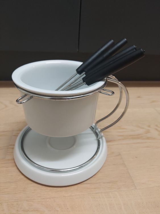 Schokoladen-Fondue-Set, wenig benutzt | Kaufen auf Ricardo