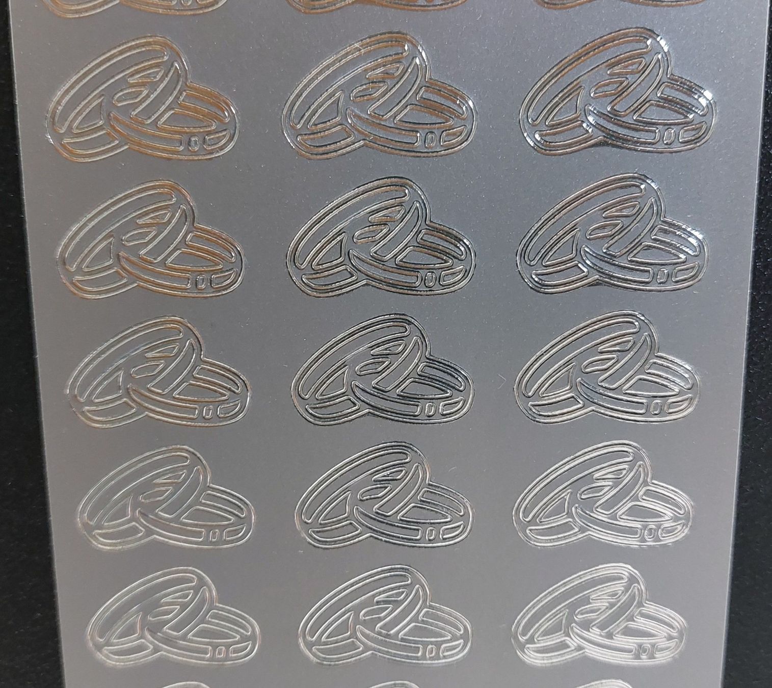 Aufkleber: Aufkleber "Ringe" Gold oder Silber / Neupreis 2.50 – Neu und originalverpackt aus Zollikofen von Blackie 1