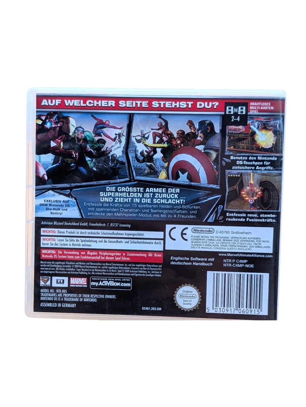 Nintendo Giochi: Marvel: Ultimate Alliance 2 Nintendo DS ohne Anleitung – Usato da Domat/Ems venduto da IsseldorsShop 1