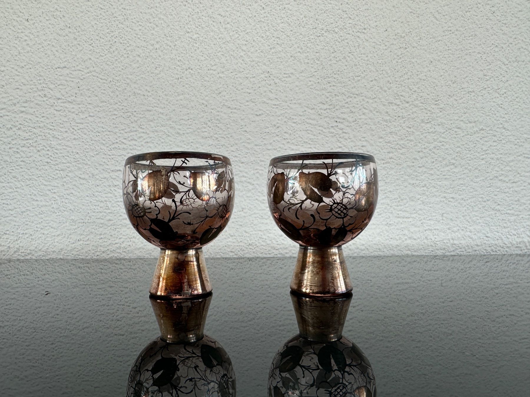 Caraffe: Jugendstil Karaffe mit drei Kelchen – Usato da Zürich venduto da frauflufelberg 7
