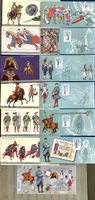 2012 Frankreich - France Zinnsoldaten Blocks Satz ** 197-202