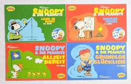 4x Vintage Comics Bücher - Snoopy & Die Peanuts
