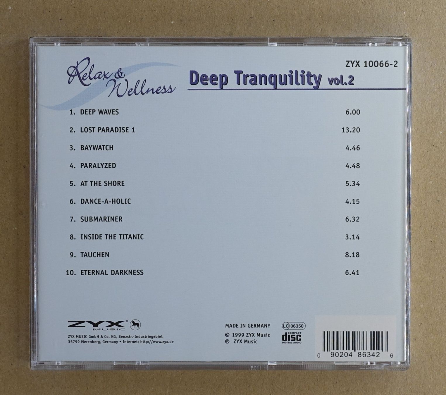 CD: Relax und Wellness - Deep Tranquility Vol. 2 - T4 – Usato da Sessa venduto da discoverymedia 1