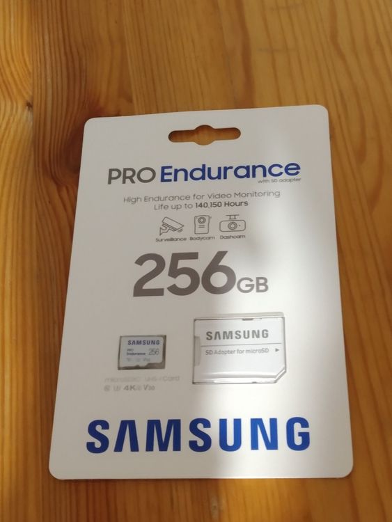 Samsung Pro Endurance 256 GB Micro SD Card Kaufen auf Ricardo