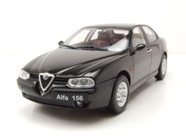 Alfa Romeo 156 Phase I 1997-2002 schwarz       1:18