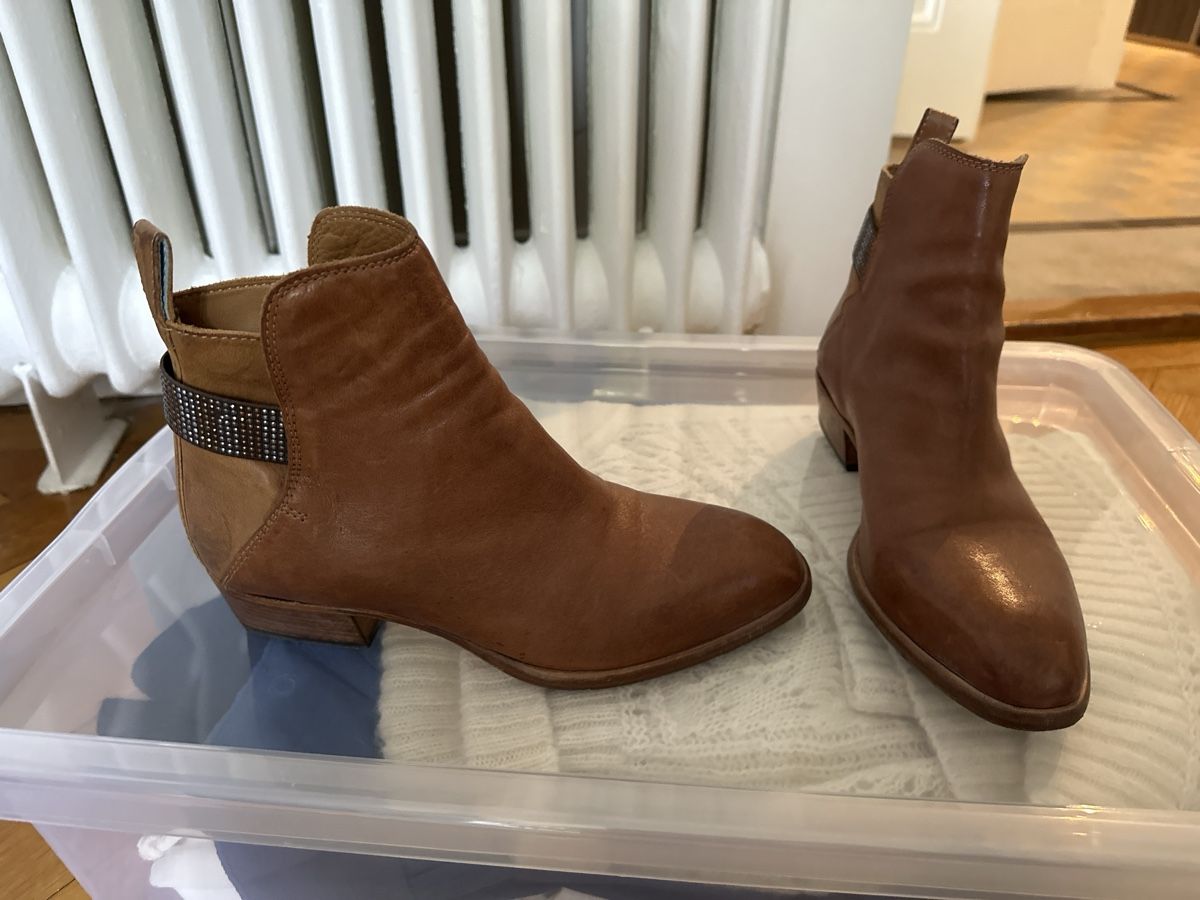Moma Scarpe da donna: Bottines en cuir marron Mo. Ma, taille 37, parfaites! – Nuovo (secondo la descrizione) da Lausanne venduto da pascale.mojito1004
