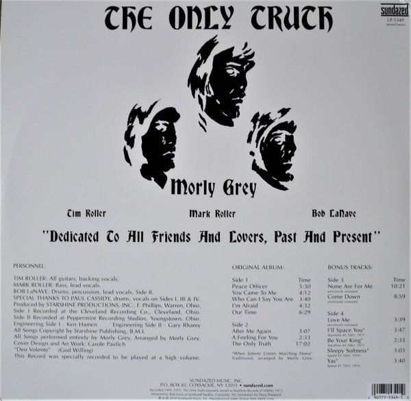 Dischi in vinile: Morly Grey – The Only Truth 2LP – Usato da Wenslingen venduto da riger11 1