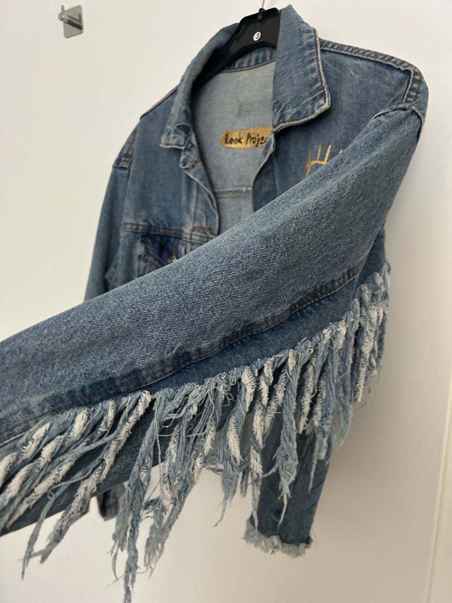 Look Jacken: Design unique hand painted denim jacket cool-M – Neu (gemäss Beschreibung) aus Marin-Epagnier von Kty_1907 3