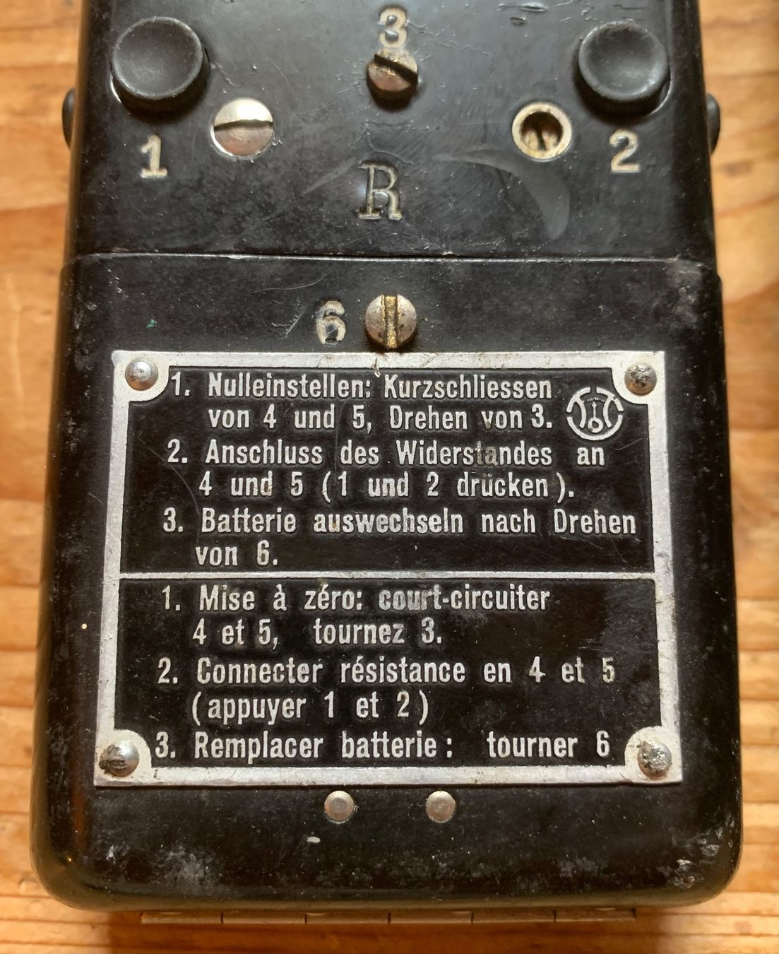 Messen: 2 Ohmmeter der CH Armee – Gebraucht aus Goldingen von Bergler012 3