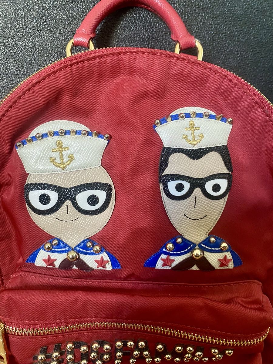 Dolce & Gabbana Sacs & sacs à dos: Dolce & Gabbana VULCANO - Sac à dos rouge – D'occasion à Genève par MonCheriBibi 1