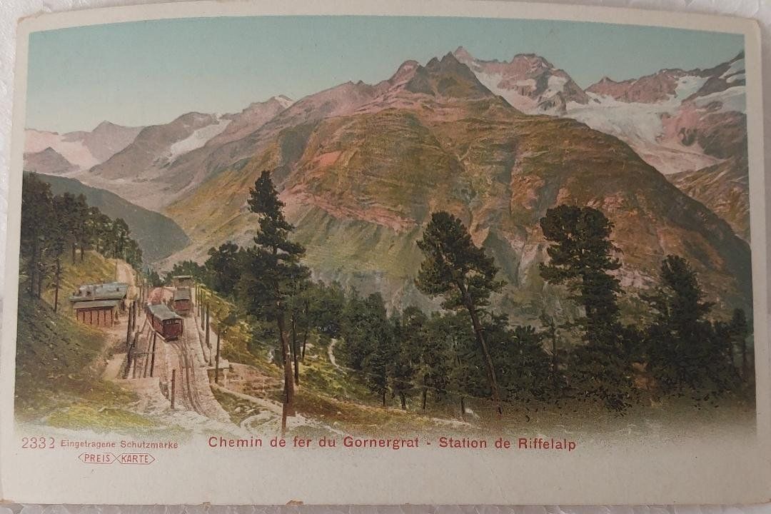 Cartes postales: RIFFELALP Station - Chemin de fer du Gornergrat – D'occasion à Delémont par Domdom1