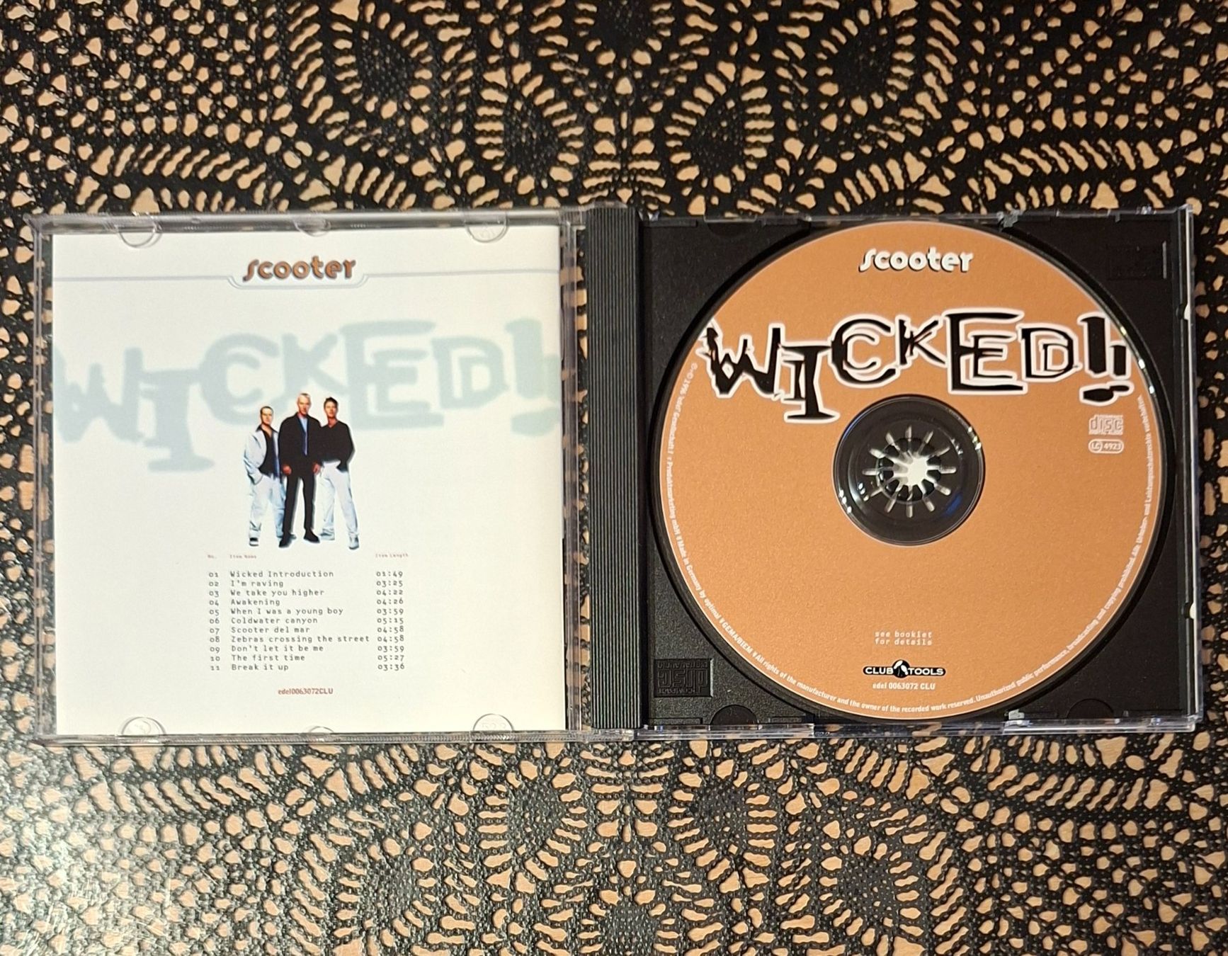 CD: Scooter - Wicked, DE Techno/Dance CD Album 1996 – Usato da Schönenberg TG venduto da Gregordini 2