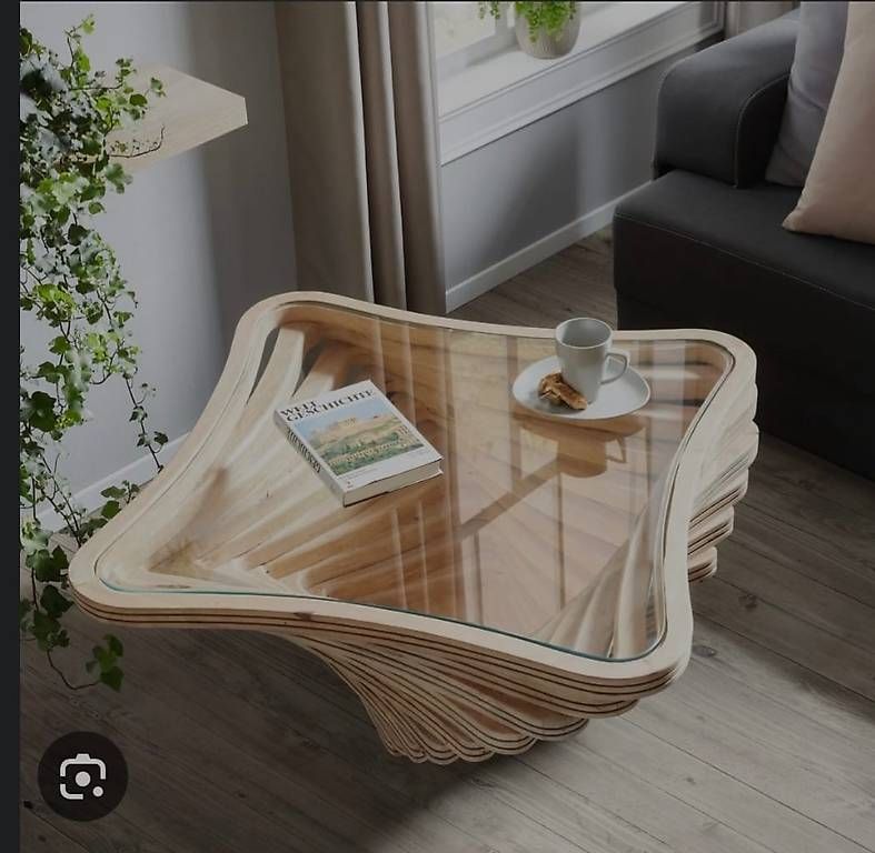 Tavoli: Couchtisch Twist aus massivem Mangoholz – Usato da Murten venduto da Kousen 2