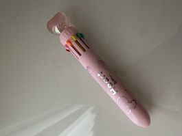Japanese multi color pens heart pink