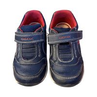 Geox Kinder Sneaker Blau Rot Klettverschluss Grösse 24 guter