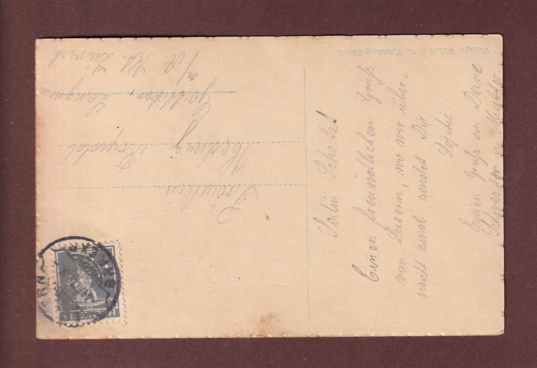 Cartoline postali: LUZERN - Reussbrücke - 1918 – Usato da Pully venduto da nicecards-shop 1