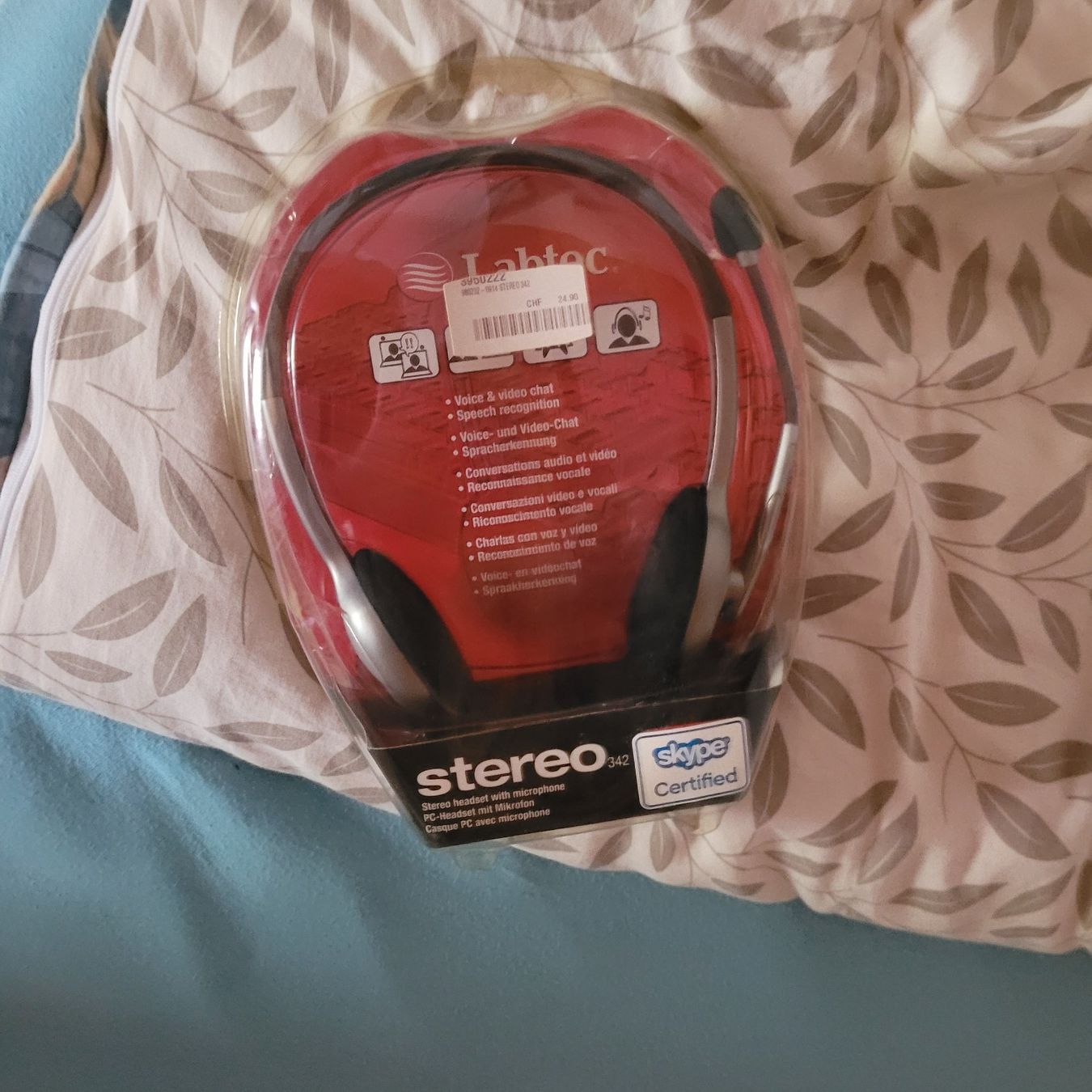 Casques audio: Labtec Stereo 342 Headset mit Mikrofon neu – Neuf avec emballage d'origine à Grône par Gronibar