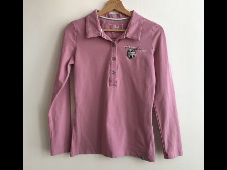Damen Langarm Polo - Reitshirt Grösse XS