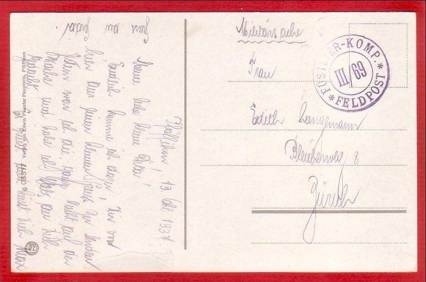 Cartoline postali: PFÄFFIKON ZÜRICH – Usato da Grüningen venduto da Kartenlaube 1