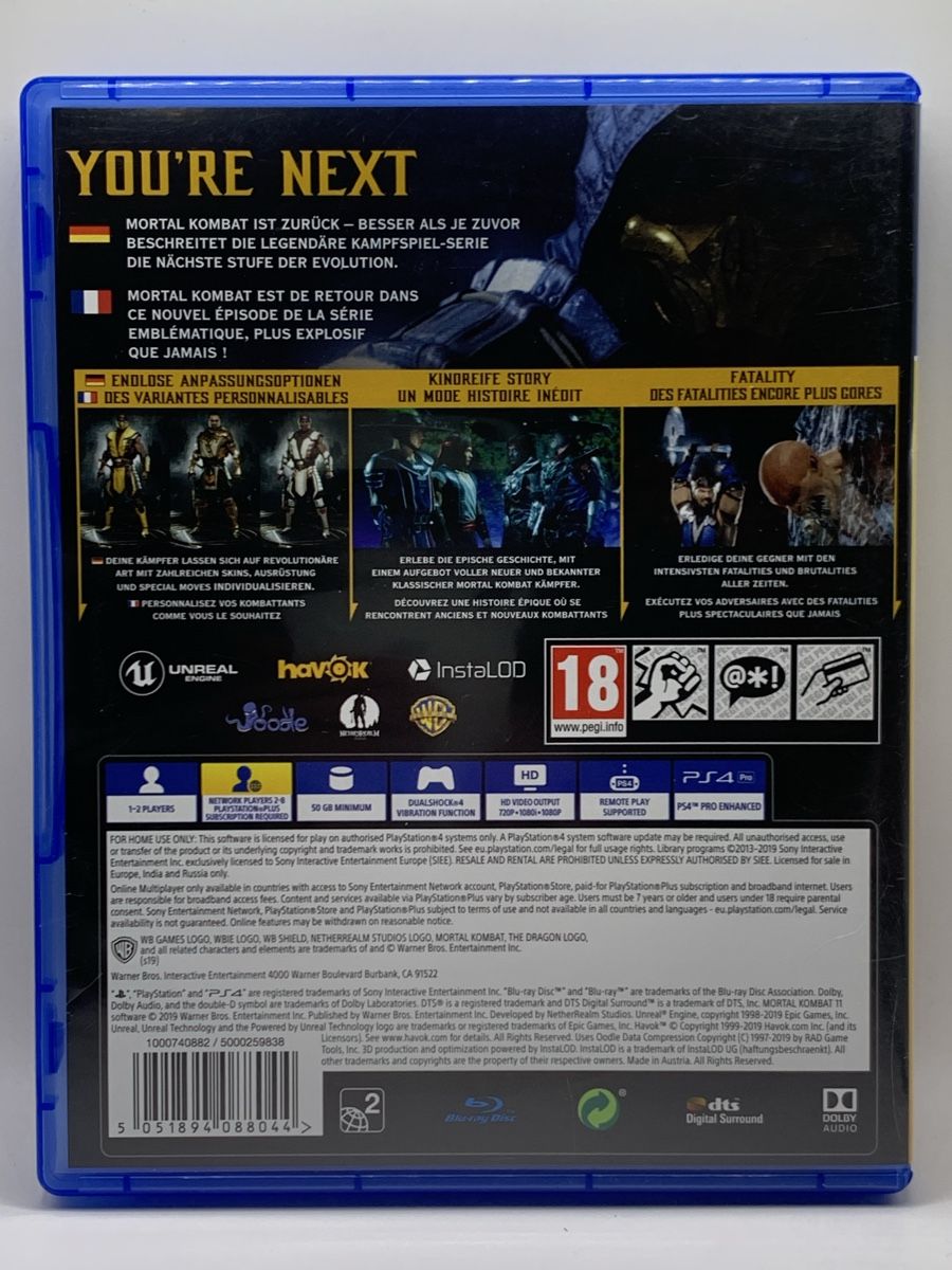 Sony Jeux: Mortal Kombat 11 - PS4 – D'occasion à Ostermundigen par RG-Collector 1