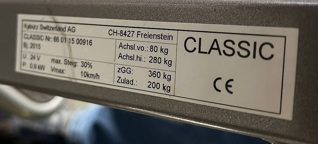 Kyburz Veicoli elettrici: Elektro-Dreirad Kyburz Classic – Usato da Hallau venduto da Gulo 4