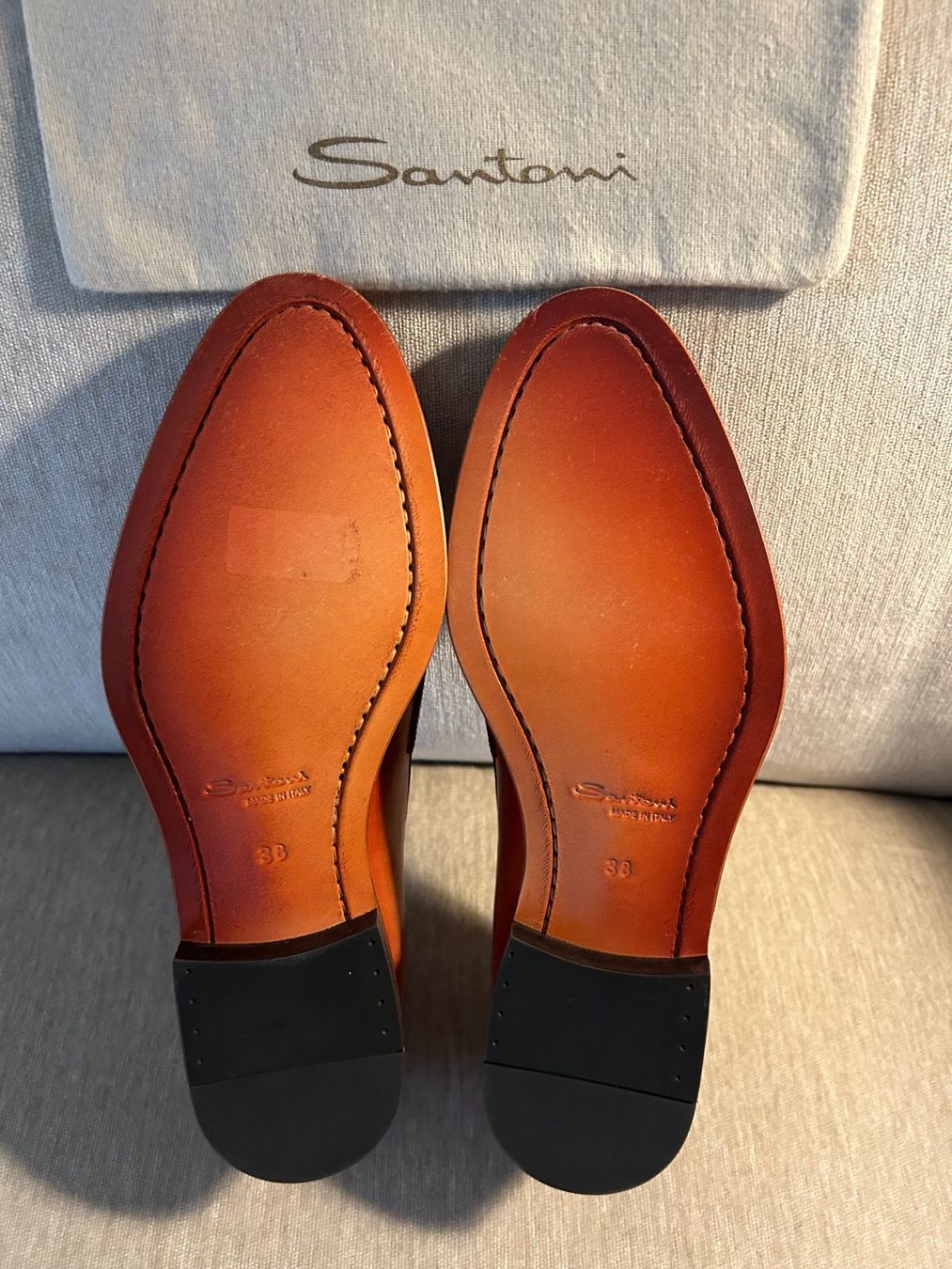 Santoni Damenschuhe: SANTONI Loafer rot – Neu (gemäss Beschreibung) aus Zürich von Viel_Freude_8 5