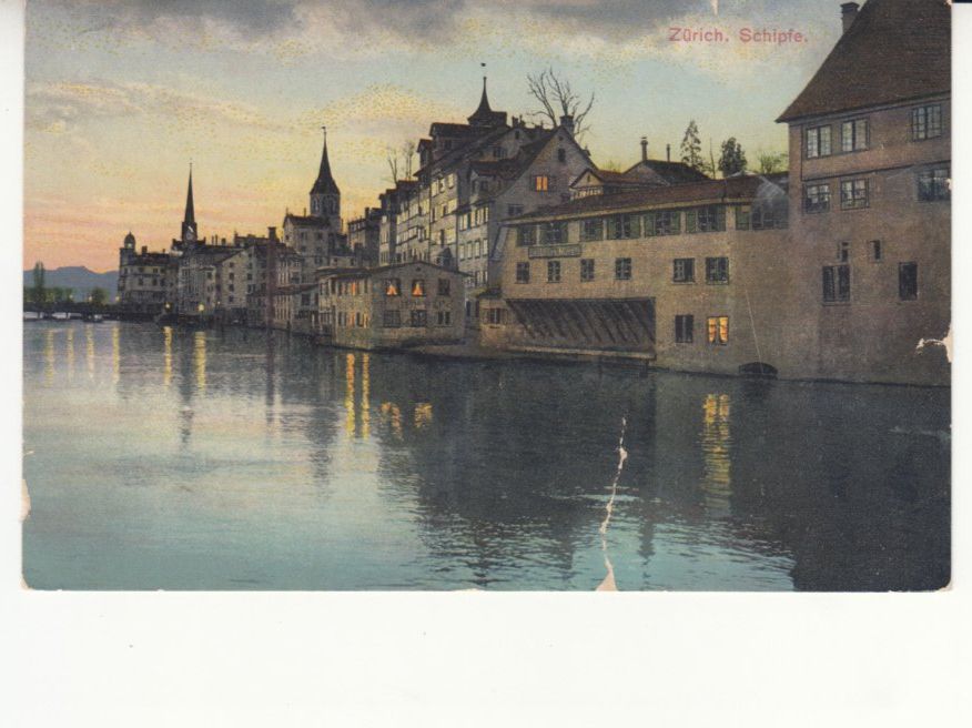 Cartoline postali: Zürich Schipfe 1913 – Usato da Bürglen TG venduto da StampGraf