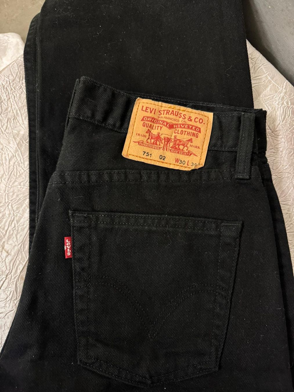 Levi's Jeans: Jeans Levi's 751 schwarz Grösse 30/30 – Neu (gemäss Beschreibung) aus Schlieren von Stadtammannamt_8952 2