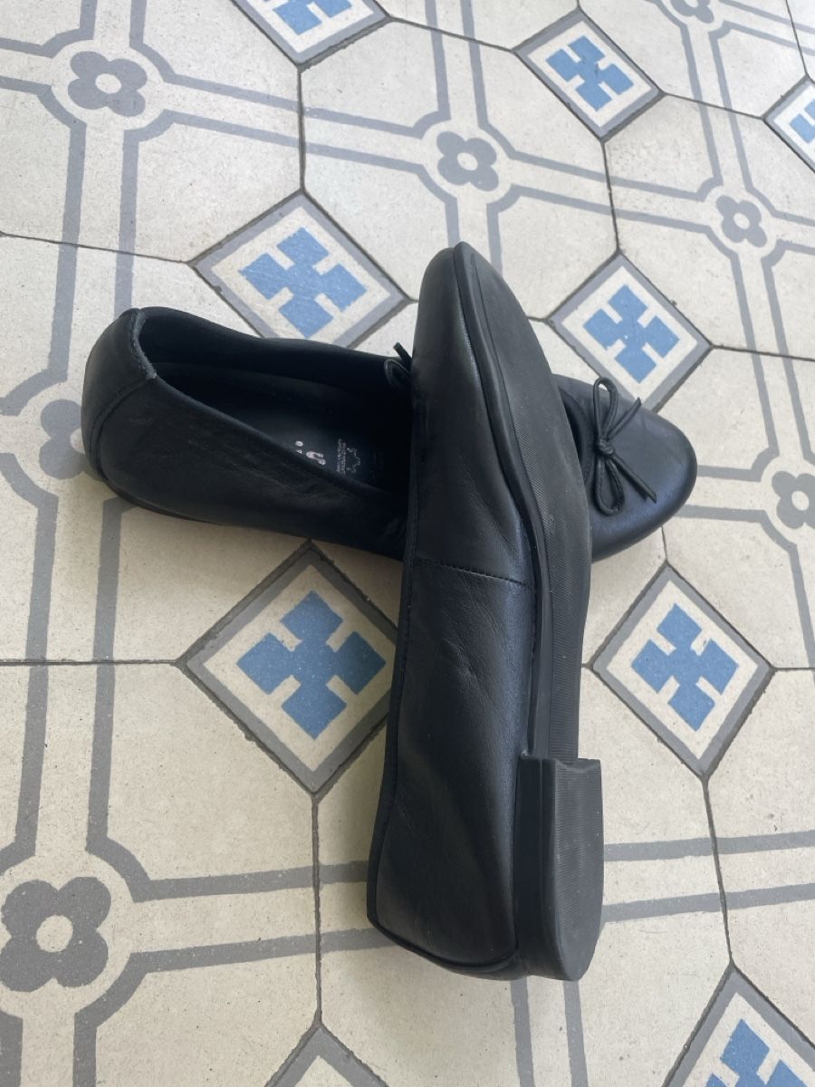 Tamaris Damenschuhe: Tamaris Ballerinas schwarz Leder – Gebraucht aus Bern von a51123m 3