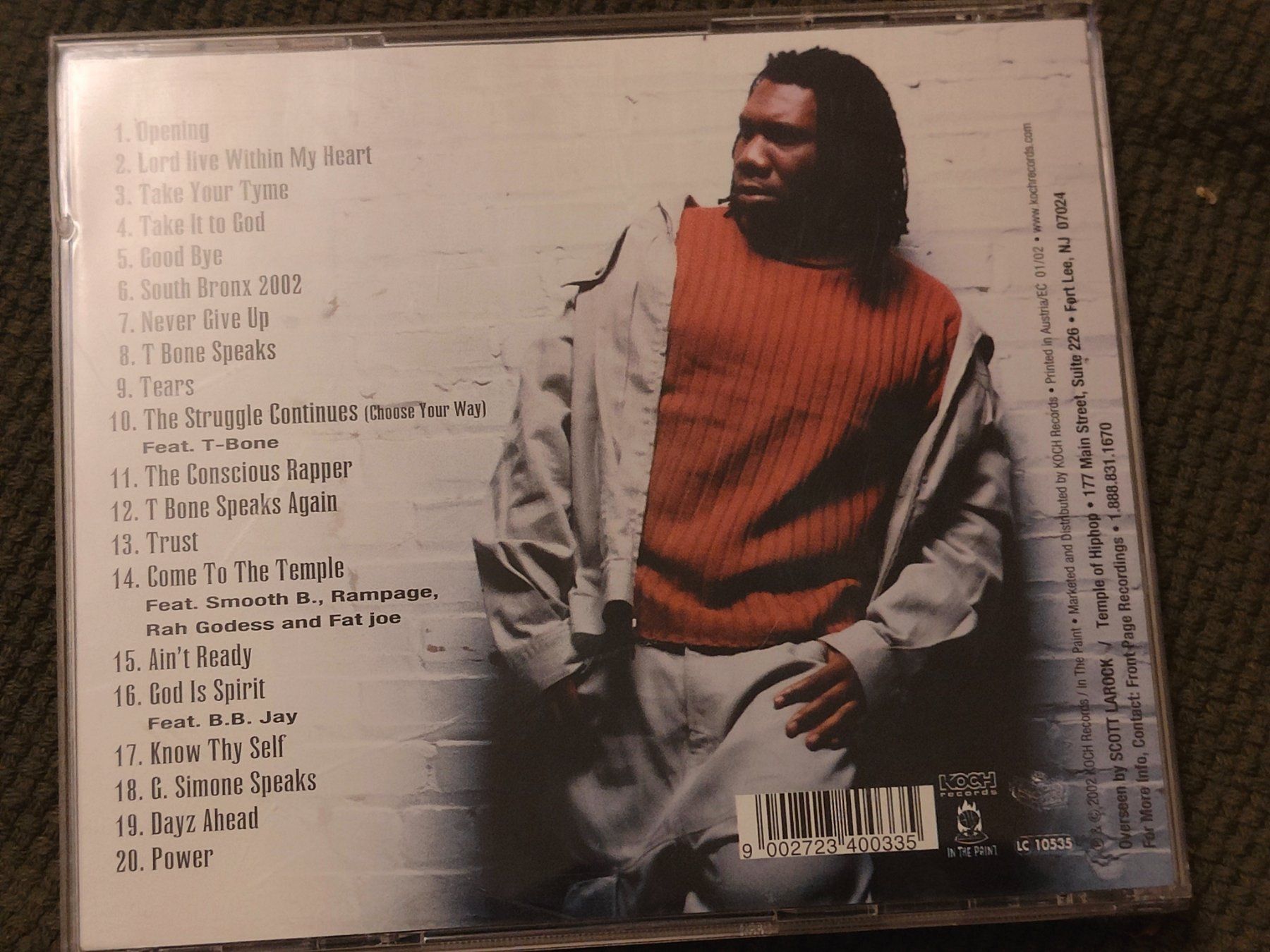 CD: KRS One - Spirit Minded – Usato da Fribourg venduto da cristiana_vend 1