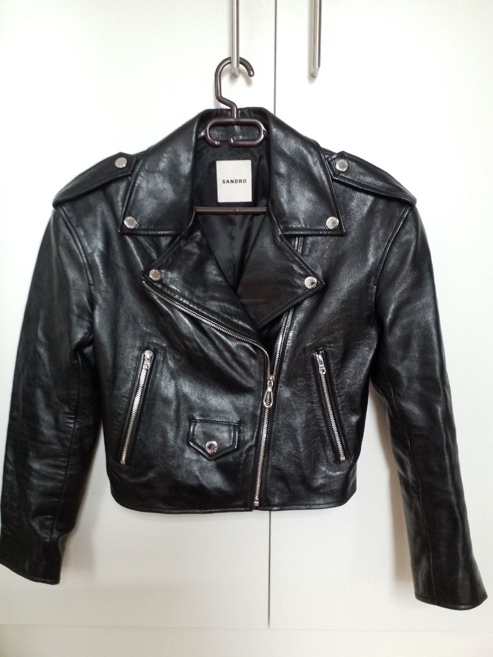 Sandro Giacche: Leather jacket SANDRO – Usato da Luzern venduto da _Lobster_ 1