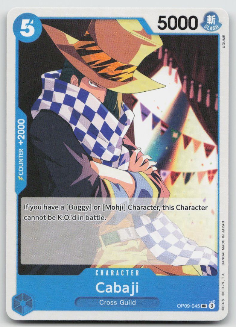 Bandai Carte collezionabili: One Piece Cabaji OP09-045 UC – Usato da Lugano venduto da VlaseCard