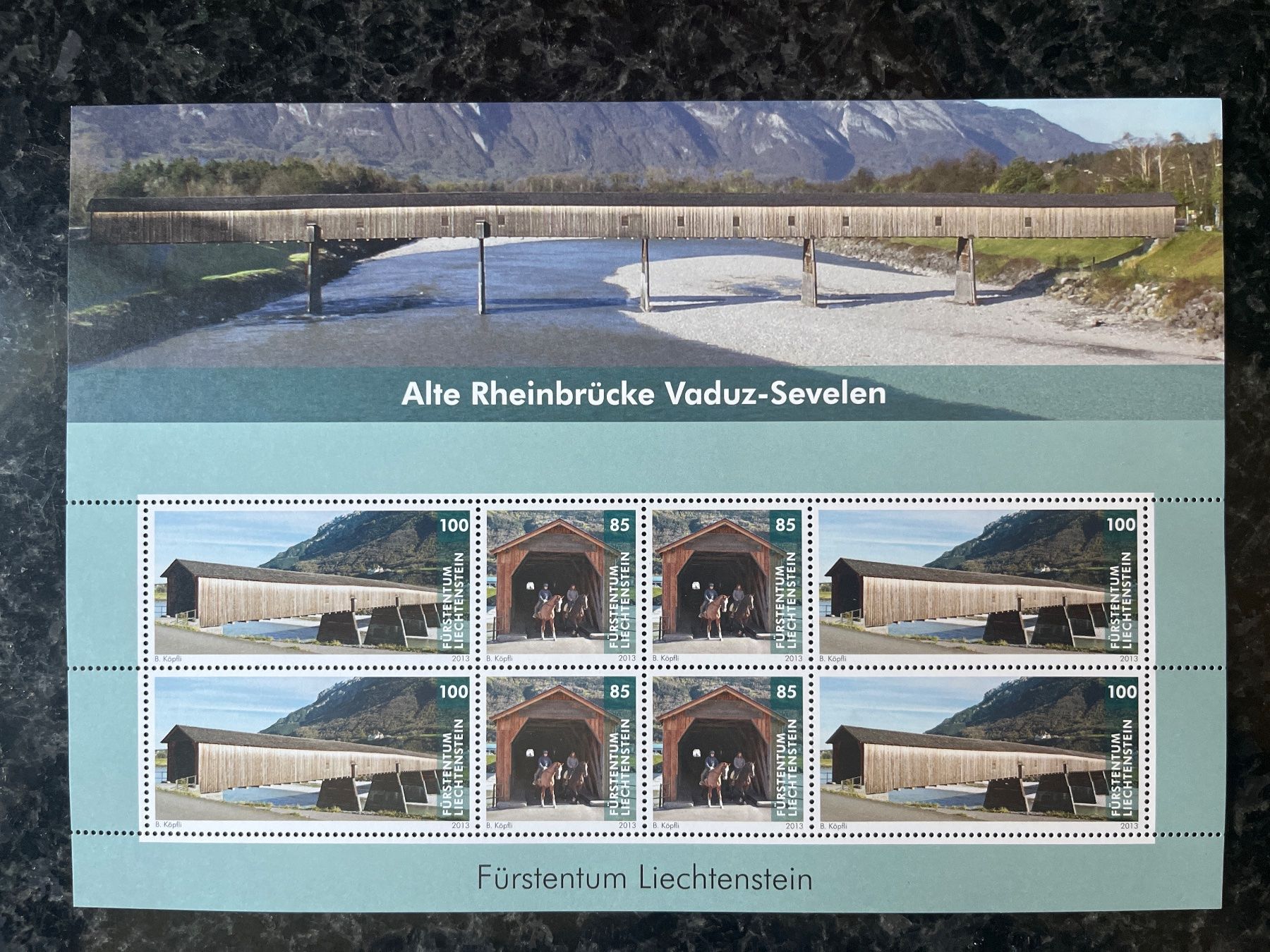 Alle Briefmarken: Liechtenstein Kleinbogen ** 2013 Brücken verbinden – Neu (gemäss Beschreibung) aus Freidorf TG von ern_7s68 2