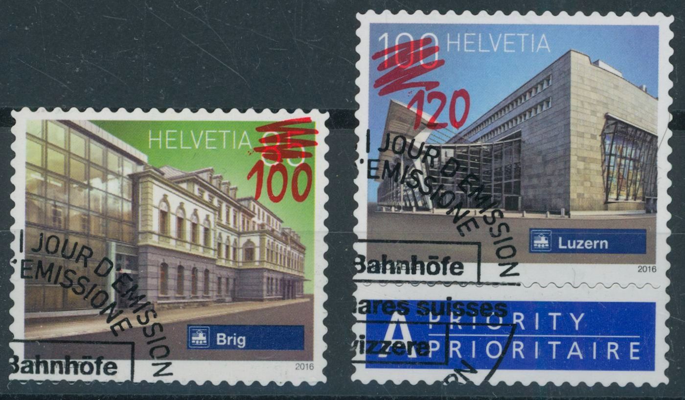 Tutti i francobolli: 2024 - Bahnhöfe - Ersttag Stempel ET – Usato da Schindellegi venduto da leecollect
