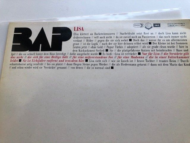Dischi in vinile: BAP – Usato da Aarwangen venduto da Jukebox3 5