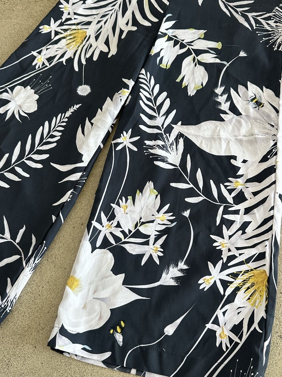 H&M Hosen: Sommer- Hose gemustert, Grösse 38 – Gebraucht aus Lenzburg von selabella 1
