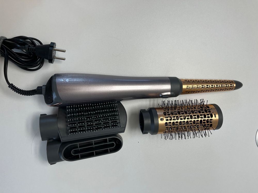 Brushworks HD Schnell-Föhn-Bürste In Lila/Weiß – Für Glattes, Schnelles Trocknen